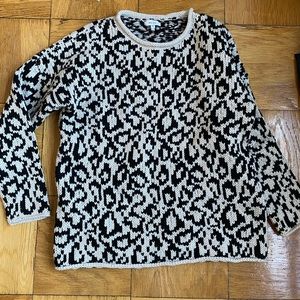 Cheetah print Reiss sweater